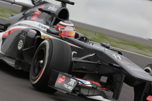 Nico Hulkenberg, 2013 Germany Grand Prix, Friday Practice (Image: Sauber Motorsport AG)